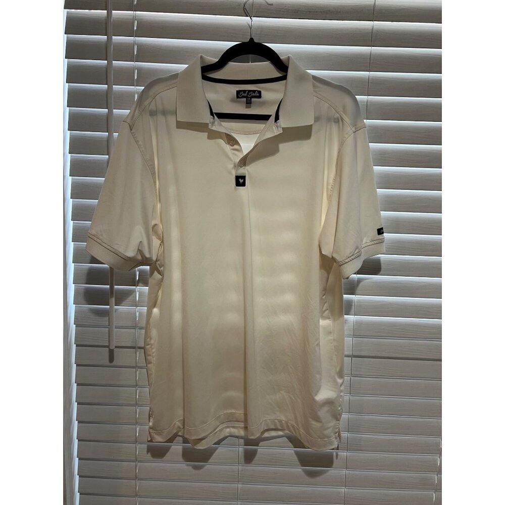 Bad Birdie Off White Polo‎ Shirt - Size - Size XXL